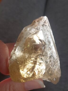 86g Brazilian Smoky Elestial Quartz With Record Keepers & Rainbows